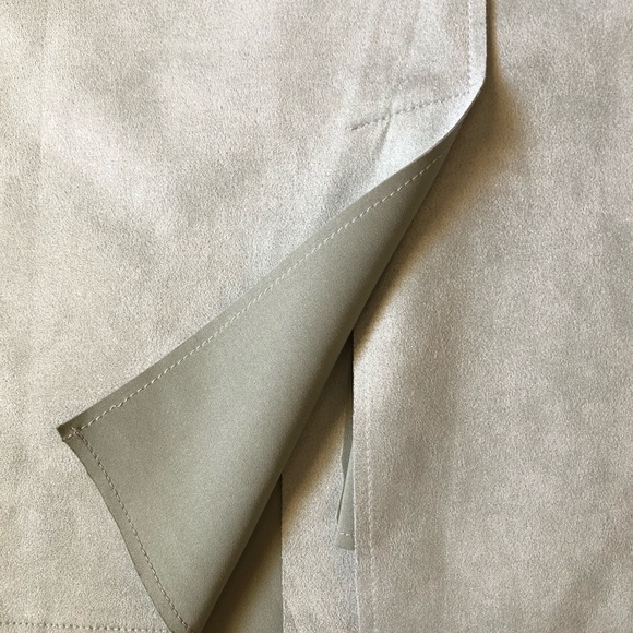 HYFVE Faux Suede Coat, Front Pockets, Oversized, Open Front, Sz. M/NWOT - Picture 13 of 16